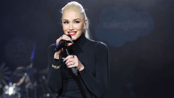 Gwen Stefani In Black Crop Top & Fishnet Stockings For Concert: Photos – Hollywood Life