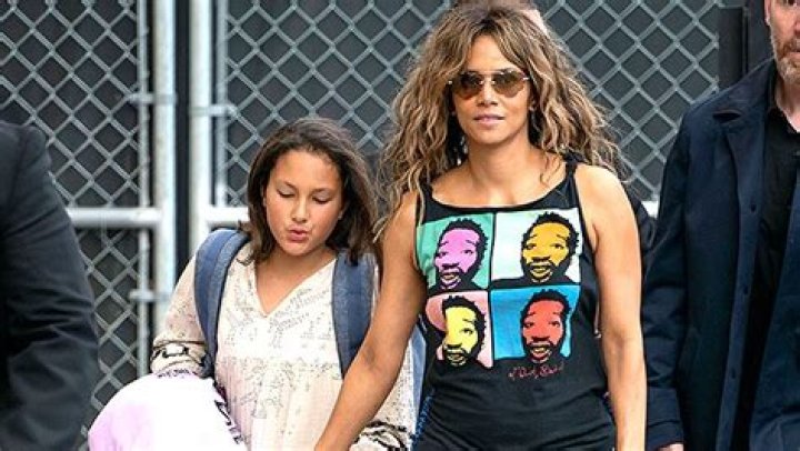 Halle Berry Snuggles Up To Her Kids Nahla, 13, & Maceo, 7, On The Beach For Cute Family Pic