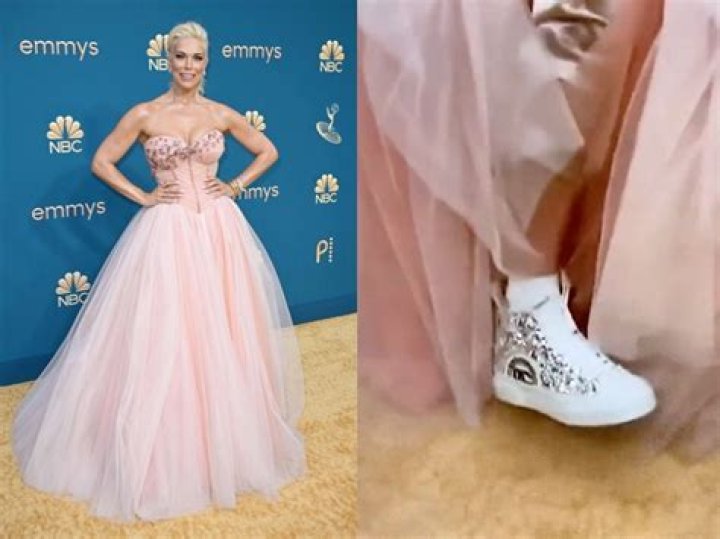 Hannah Waddingham Wears Sneakers Under Her Emmys Ballgown: Photos – Hollywood Life