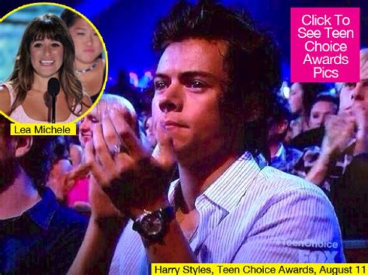 Harry Styles Tears Up During Lea Michele’s Emotional TCA Speech