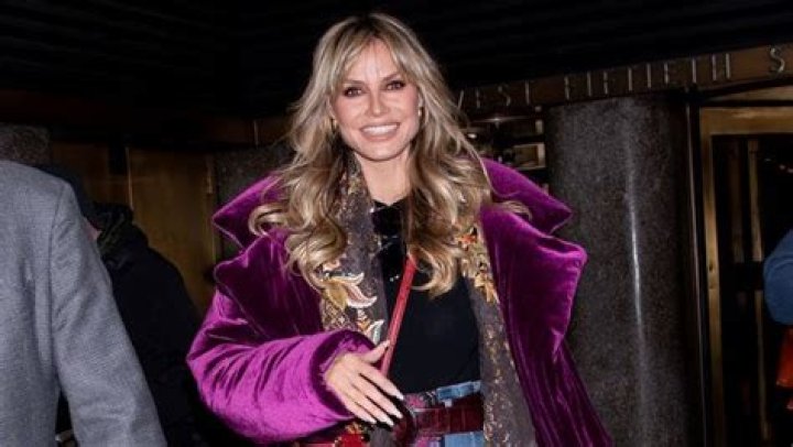 Heidi Klum Is Glam In A Purple Velvet Jacket On NY Outing With Tom Kaulitz — Photos