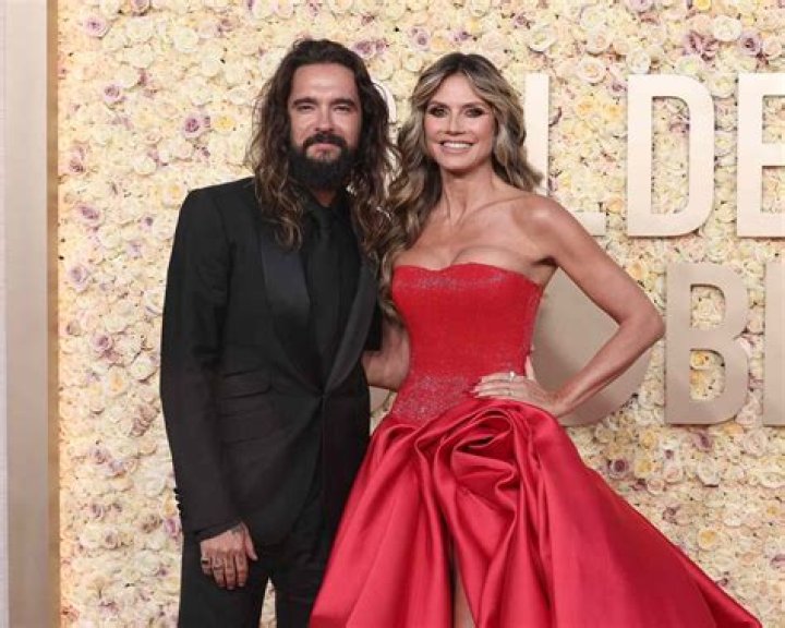 Heidi Klum Wears Bedazzled Mini Dress For Oscars Date Night With Husband Tom Kaulitz