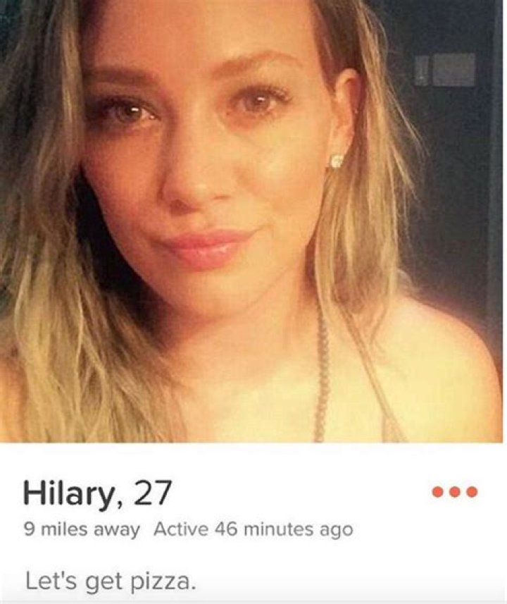 Hilary Duff’s Tinder Profile Makes Me Want To Swipe Right — Pic – Hollywood Life