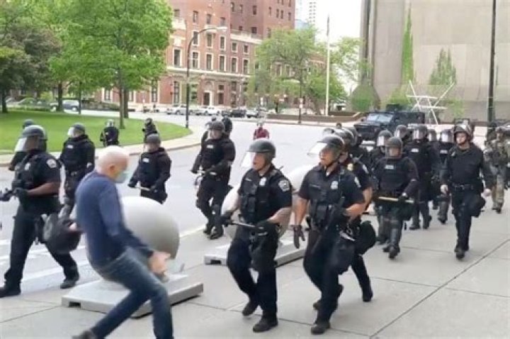 Hospitalized Buffalo Protester Martin Gugino, 75, Claps Back After Trump Smears Him