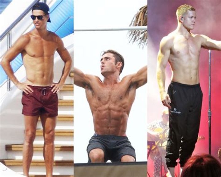Hunks With Washboard Abs — SEE PICS