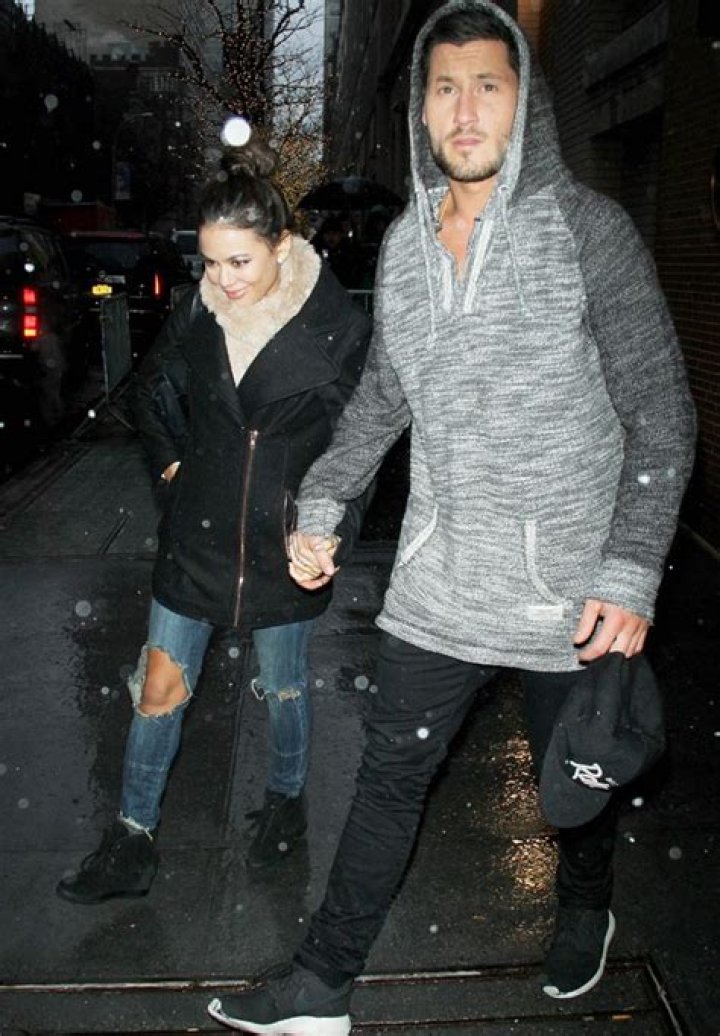 Janel Parrish & Val Chmerkovskiy Hold Hands In NYC — Sexy PDA Pic