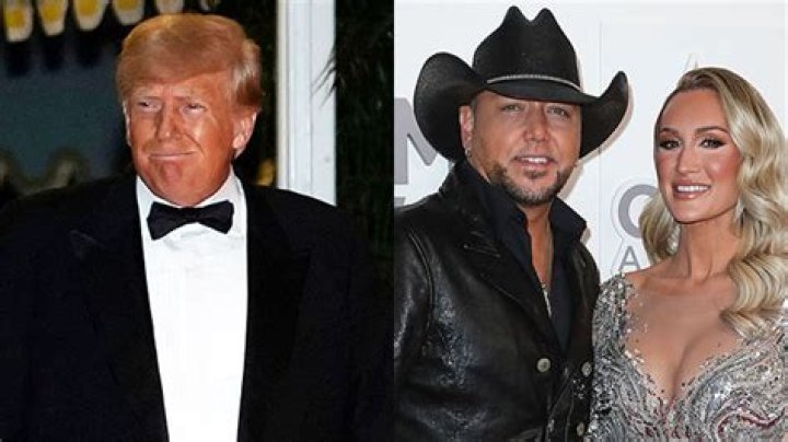 Jason Aldean Mocked After Donald Trump Kisses His Wife On NYE: Photo – Hollywood Life