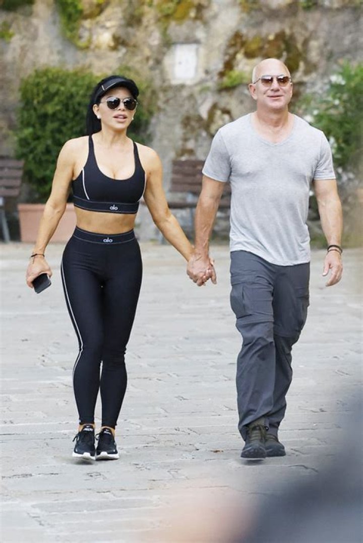 Jeff Bezos, 59, & Lauren Sanchez, 53, Hold Hands As She Rocks A Crop Top In Portofino: Photos