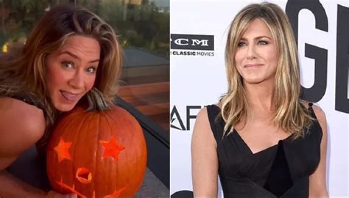 Jennifer Aniston Carves A Pumpkin With Sandra Bullock: Video – Hollywood Life