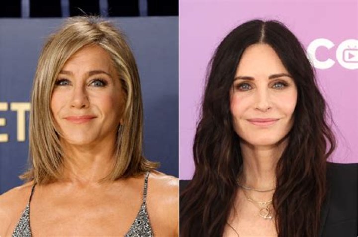 Jennifer Aniston & Courteney Cox Reunite & Share Dog Video To Encourage People To Wear Masks