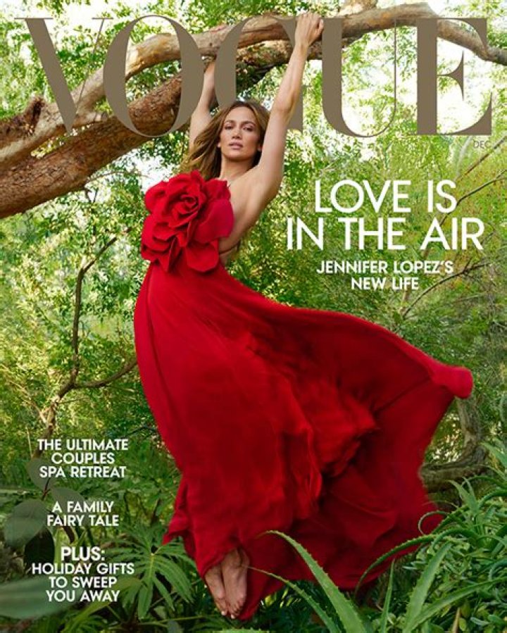 Jennifer Lopez’s Red Dress On ‘Vogue’ Cover: Photos – Hollywood Life