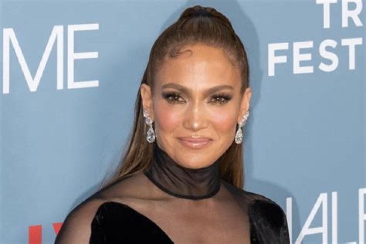 Jennifer Lopez Sizzles In Black Gown With Sheer Panels At ‘Halftime’ Doc Premiere: Photo