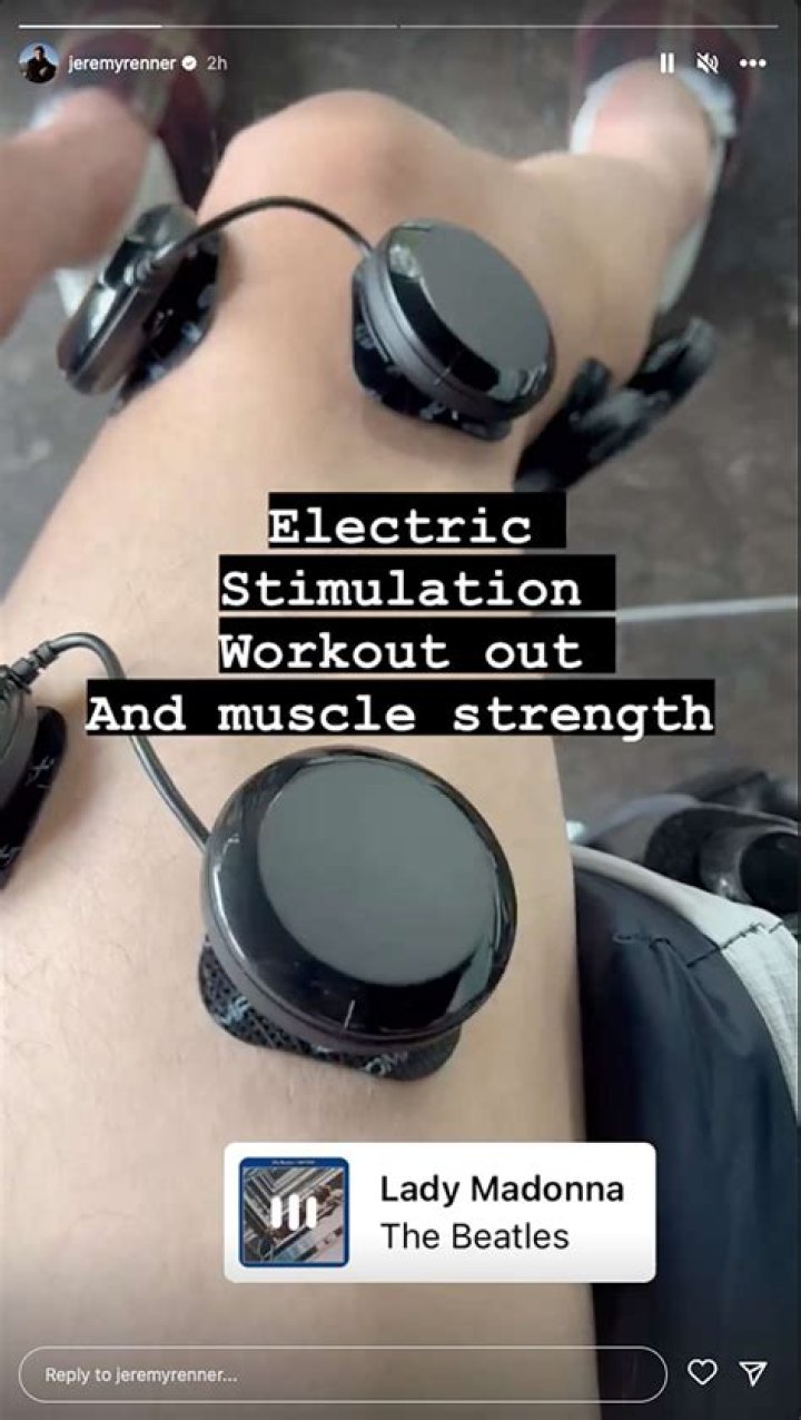 Jeremy Renner Reveals He’s Getting ‘Electric Stimulation Workout’ As He Recovers From Accident