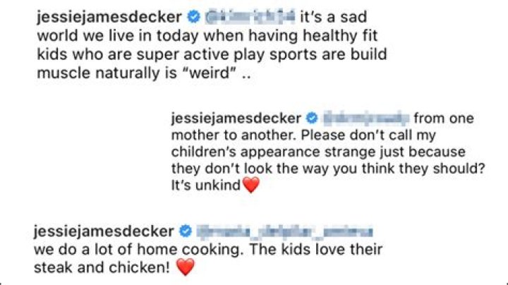 Jessie James Decker Defends Her Kids’ ‘Naturally’ Toned Bodies – Hollywood Life