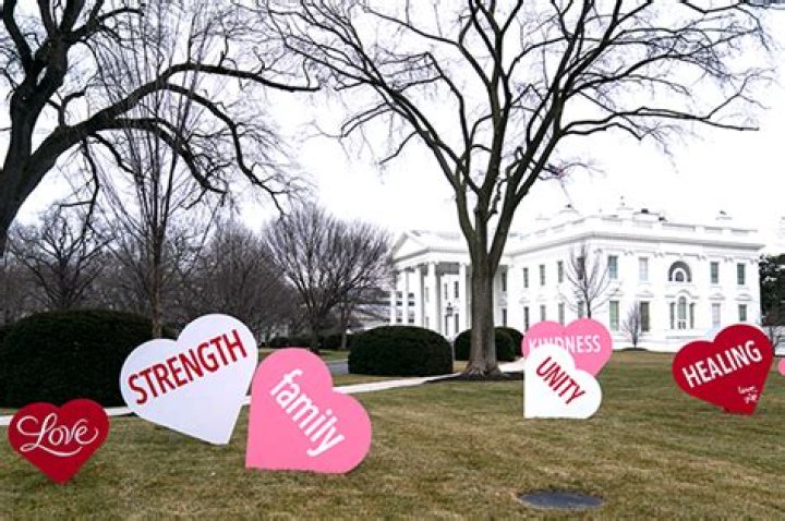 Jill Biden’s Placed Valentine’s Day Decorations On White House Lawn – Hollywood Life