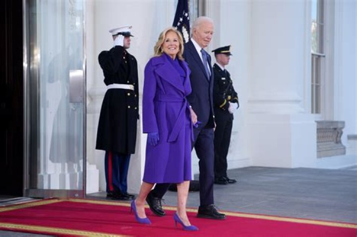 Jill Biden Stuns In Purple Coat For 1st Easter Egg Roll In 2 Years With Joe Biden: Photos