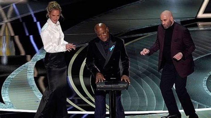 John Travolta & Uma Thurman Recreate ‘Pulp Fiction’ Dance At Oscars – Hollywood Life