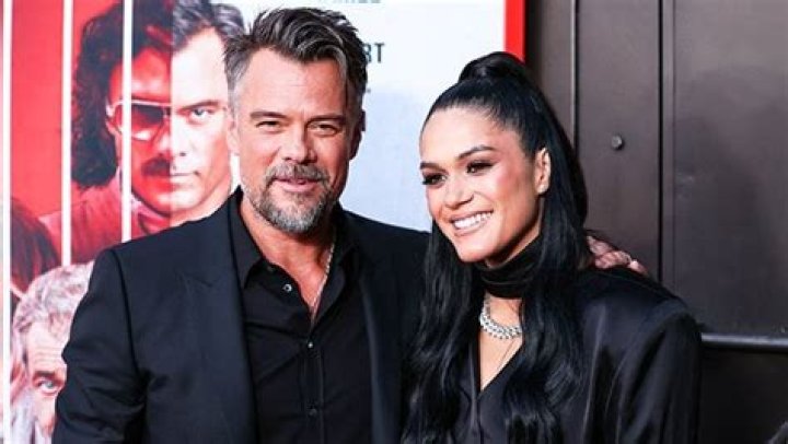 Josh Duhamel & Audra Mari Match In Black As They Make 1st Public Appearance As Married Couple