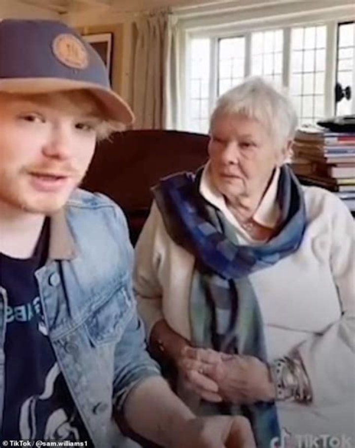 Judi Dench, 85, Proves You Can TikTok At Any Age In Hilarious Video With Grandson Who Looks Like Ed Sheeran
