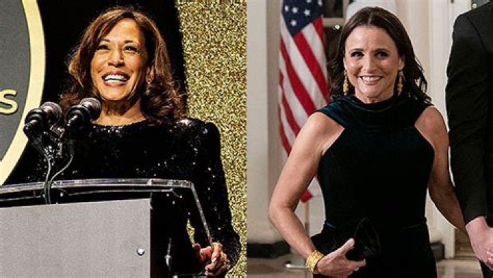 Kamala Harris Poses With Julia Louis-Dreyfus At Biden’s State Dinner – Hollywood Life
