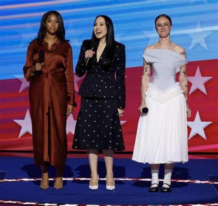 Kamala Harris’ Stepdaughter Ella Emhoff Rocks Crop Top & Sheer Pants At Paris Fashion Week Show