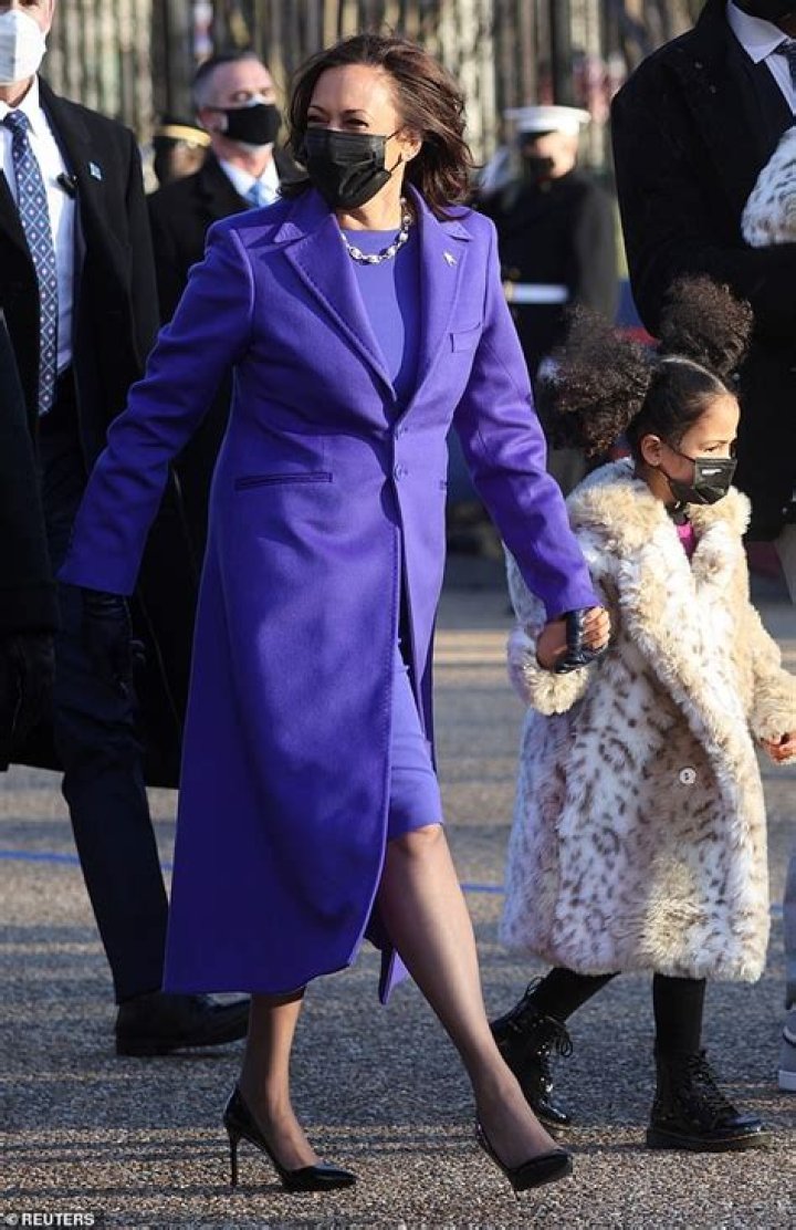 Kamala Harris Wears Gorgeous Purple Coat By Two Black Designers