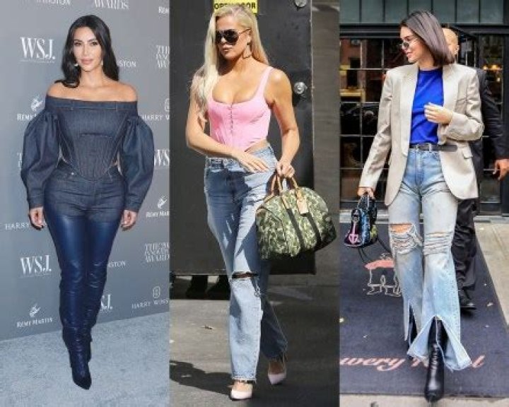 KarJenners In Jeans: See Pics Of Kim, Kylie, Khloe, & The Rest Looking Comfy In Denim  