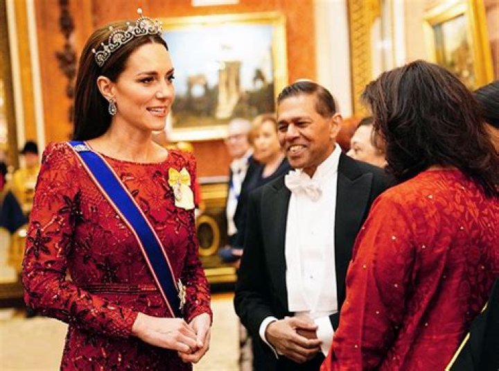 Kate Middleton Dons Late Queen’s Earrings & Princess Margaret’s Tiara – Hollywood Life