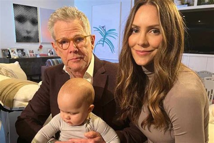 Katharine McPhee Kisses Rennie, 6 Months, While Out For Lunch With Husband David Foster