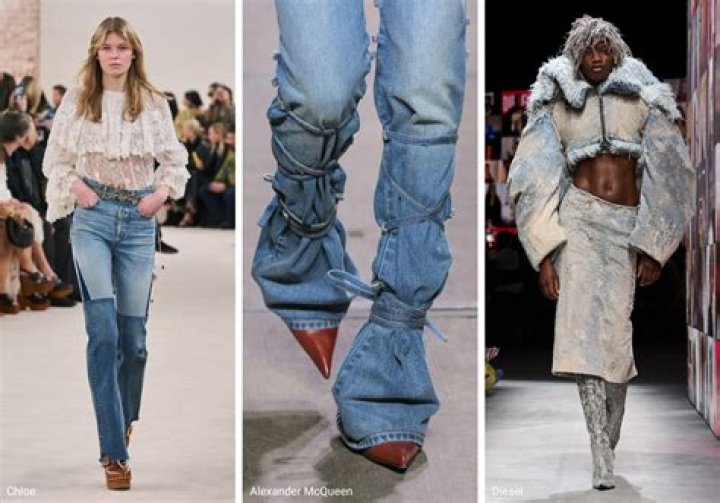 Kendall Jenner, Gigi Hadid & More Stars Rock Bizarre Two-Toned Panel Jeans Trend — Pics