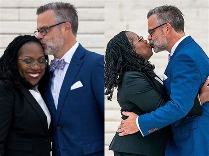 Ketanji Brown Jackson’s Husband Patrick Kisses Her Head After Tough Hearings Day