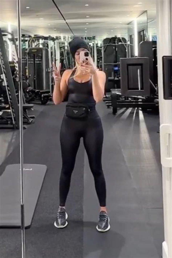 Khloe Kardashian Defends Wearing Prada Fanny Pack While Rocking Leggings & Crop Top for Workout: Watch