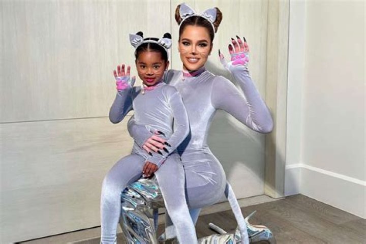 Khloe Kardashian Rocks Casual Cat Costume & Cuddles Up To True Amidst COVID Quarantine