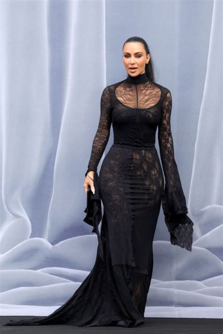 Kim Kardashian At Paris Fashion Week