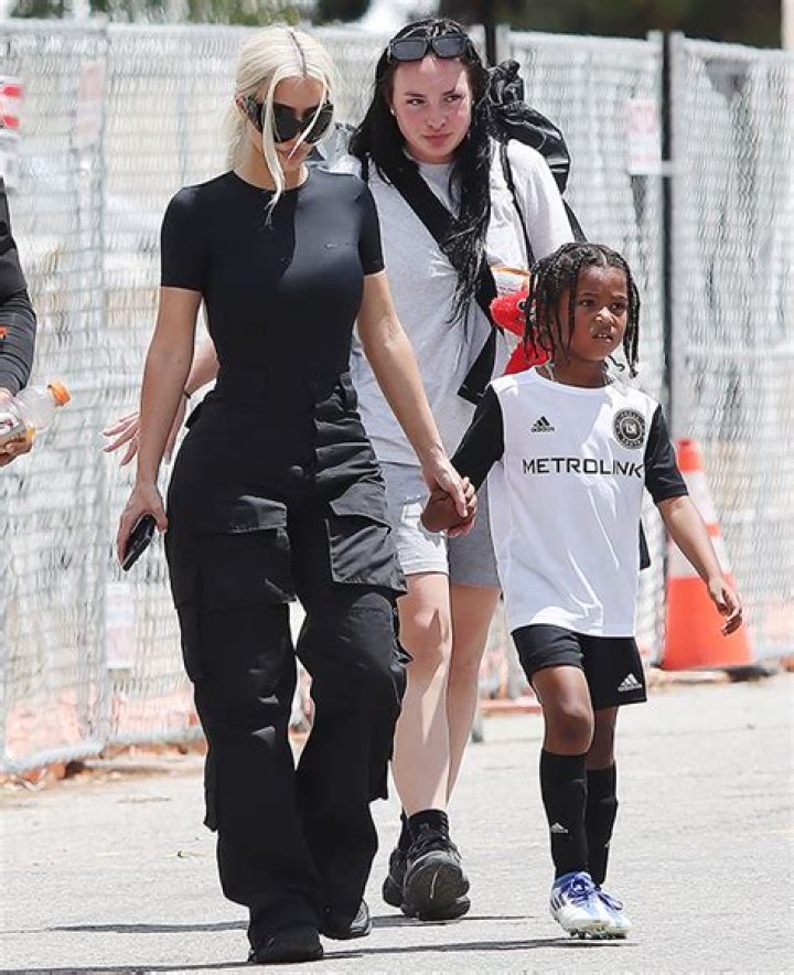 Kim Kardashian Attends Saint West’s Soccer Game: Photos – Hollywood Life