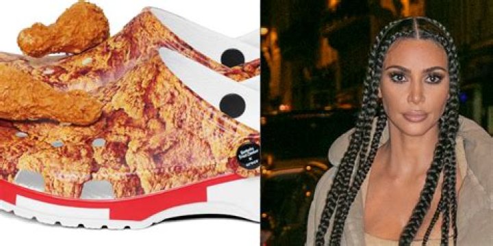 Kim Kardashian Debuts Her Kentucky Fried Chicken Crocs & Fans Are Grossed Out – Watch