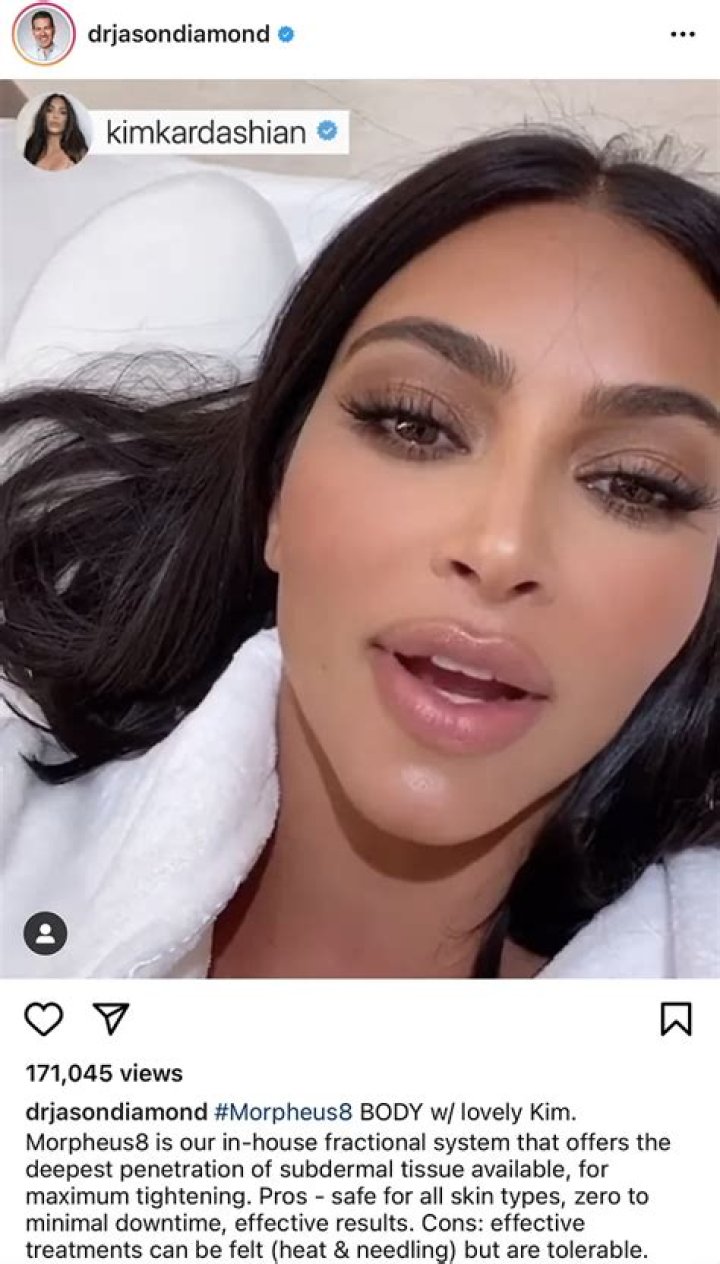 Kim Kardashian Gets Morpheus Laser Procedure To ‘Tighten’ Her Stomach, Says It’s ‘Painful’