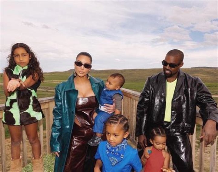 Kim Kardashian & Kanye West with North, Saint, Chicago & Psalm: PICS