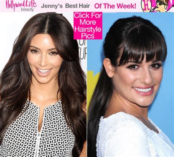 Kim Kardashian, Lea Michele & More: Best Hair Of The Week