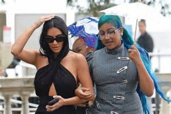 Kim Kardashian Rocks A Bikini To Splash Around the Blue Lagoon With North West