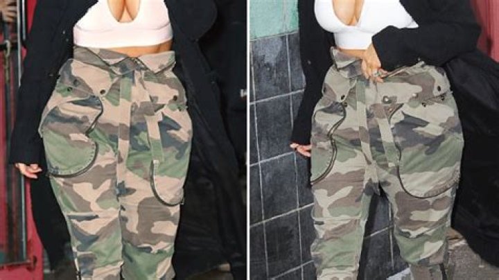 Kim Kardashian’s Army Pants & Crop Top In NYC — Hot Or Not? – Hollywood Life
