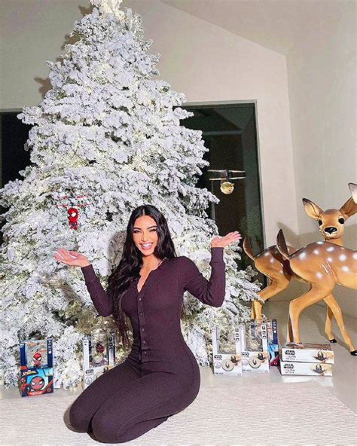 Kim Kardashian’s Christmas Trees Outside Her Bathroom: Video – Hollywood Life