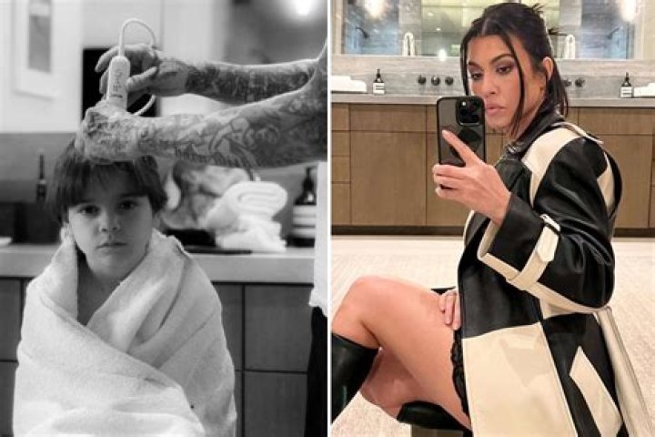 Kourtney Kardashian Proudly Shows Off Son Reign’s, 5, Long Locks After Shutting Down Critics Of His Hair