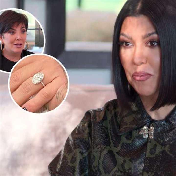 Kourtney Kardashian Rocks Diamond Ring Reading Travis Barker’s Name: Photo