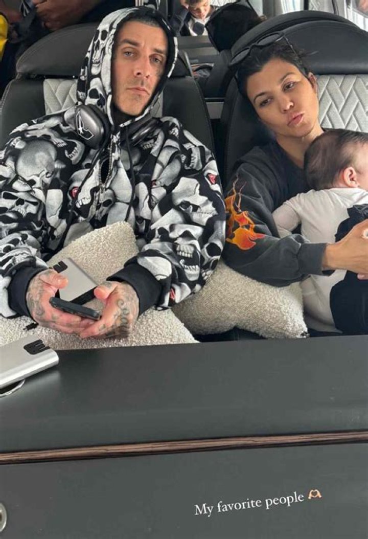 Kourtney Kardashian Shares Rare Look at Baby Rocky Thirteen Barker in Turks and Caicos Photo