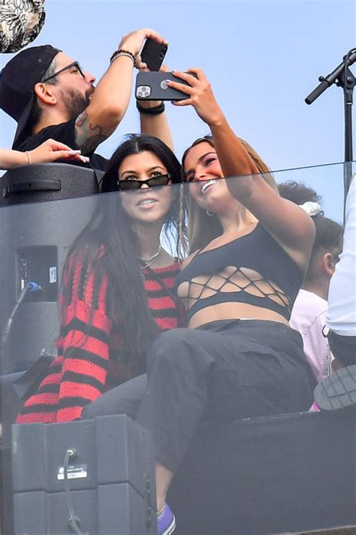 Kourtney Kardashian Straddles BF Travis Barker As They Play A Game Of Connect 4 — See Pic