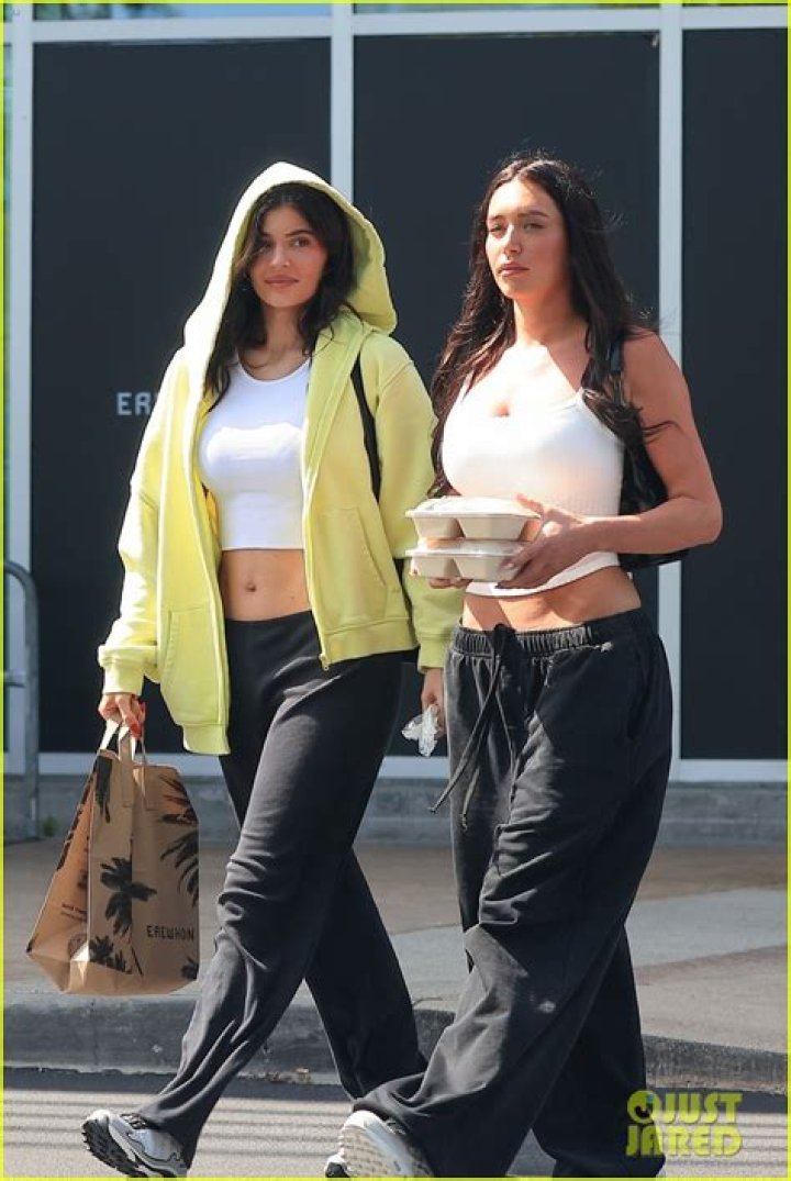 Kylie Jenner Rocks Black Lingerie & Cuddles Up To BFF Stassie In Sexy Video