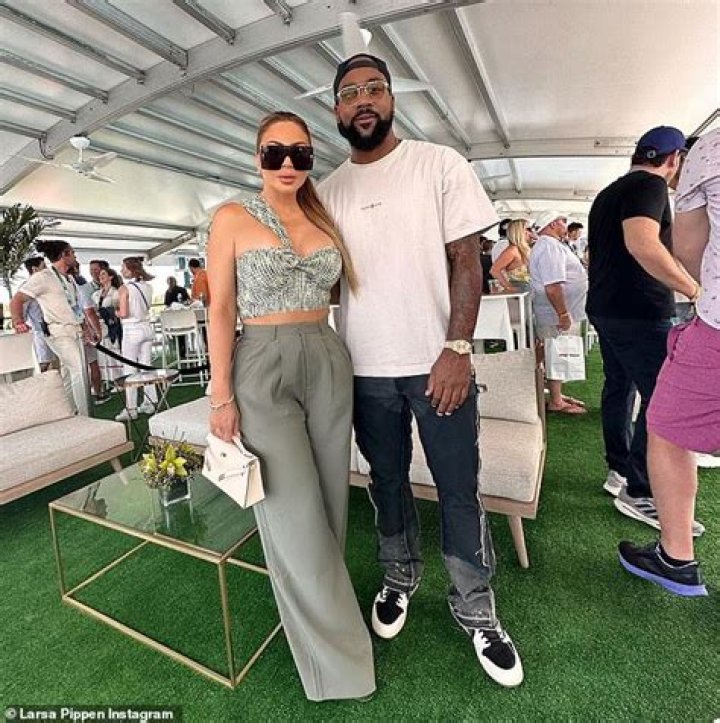 Larsa Pippen Cozies Up To Marcus Jordan On Yacht While Wearing Thong Bikini