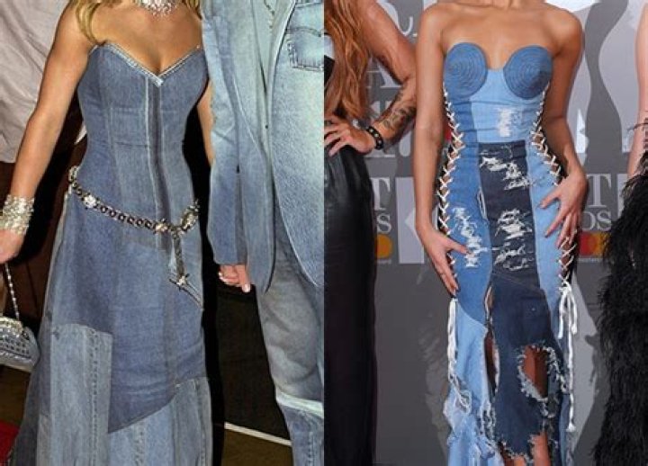 Leigh-Anne Pinnock Channels Britney Spears’ Iconic Denim Dress At Brit Awards