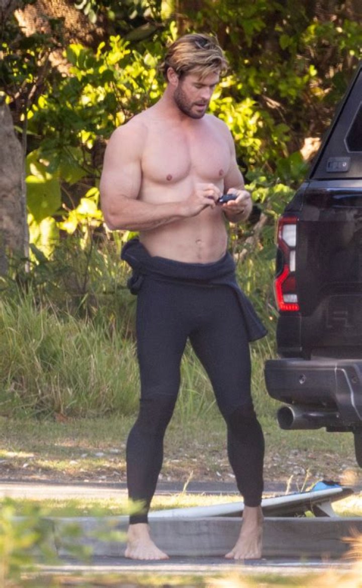 Liam Hemsworth Puts His Buff Arm Muscles On Display In Tank Top During Intense Workout — Pics